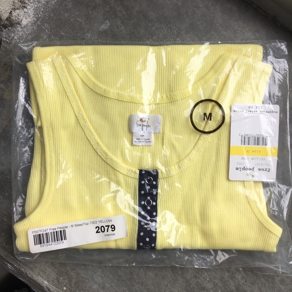 Free People Tops - NEW Free People Yellow Top